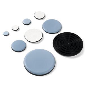 round PTFE glides for furniture feet