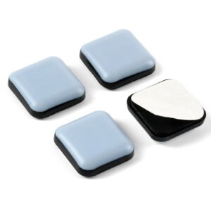Square PTFE glides for furniture feet