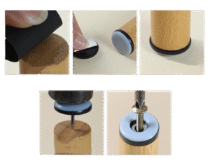 PTFE glides for sofa and furniture